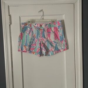 Lilly Pulitzer Women’s Callahan Shorts “Out to Sea” Print Size 10